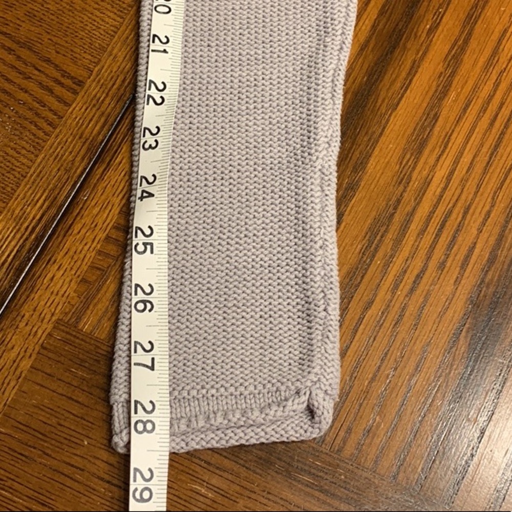 OLD NAVY Women’s Raglan Rolled Sleeves & Hem Cotton/Acrylic Gray Sweater Medium - Picture 7 of 14